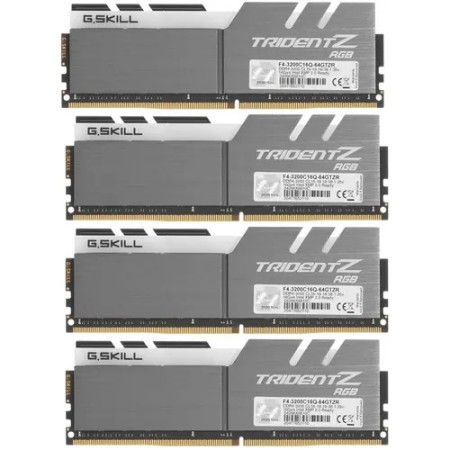 Оперативная память G.Skill TRIDENT Z RGB (F4-3200C16Q-64GTZR) 64 ГБ черный
