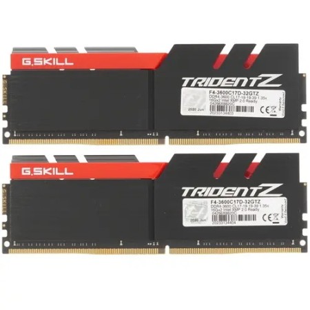 Оперативная память G.Skill TRIDENT Z (F4-3600C17D-32GTZ) 32 ГБ серый