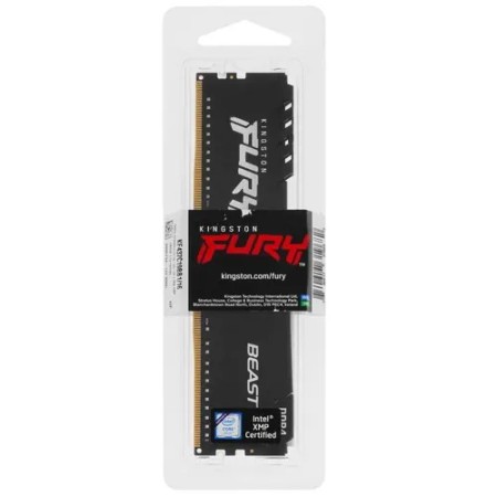 Оперативная память Kingston FURY Beast Black (KF437C19BB1/16) 16 ГБ черный