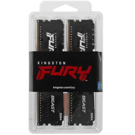 Оперативная память Kingston FURY Beast Black (KF426C16BBK4/16) 16 ГБ черный