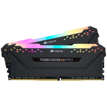 Оперативная память Corsair Vengeance RGB PRO (CMW16GX4M2C3200C16) 16 ГБ черный