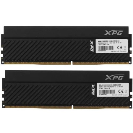 Оперативная память ADATA XPG GAMMIX D45 (AX4U36008G18I-DCBKD45) 16 ГБ черный