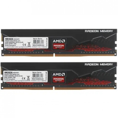 Оперативная память AMD Radeon R9 Gamer Series (R9S416G3606U2K) 16 ГБ черный