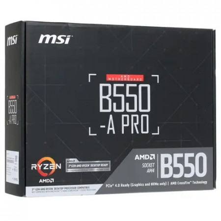 Материнская плата MSI B550-A PRO зеленый
