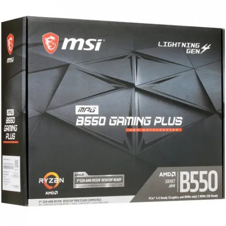 Материнская плата MSI MPG B550 GAMING PLUS черный