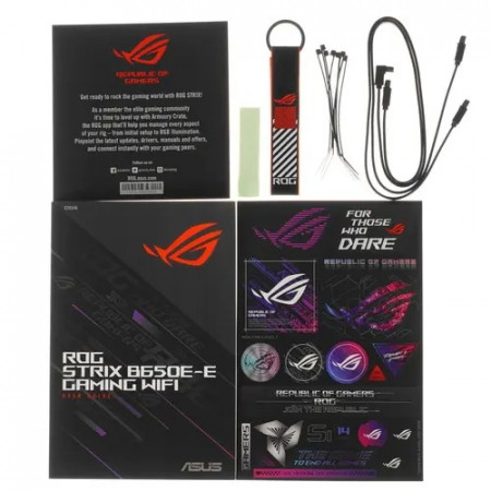 Материнская плата ASUS ROG STRIX B650E-E GAMING WIFI черный