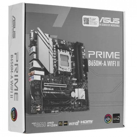 Материнская плата ASUS PRIME B650M-A WIFI II черный