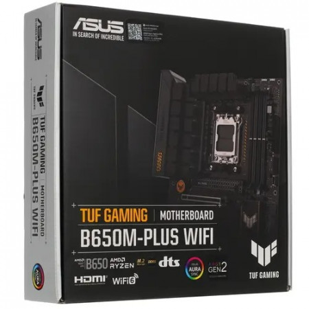 Материнская плата ASUS TUF GAMING B650M-PLUS WIFI черный