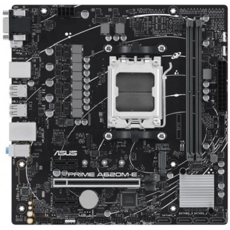 Материнская плата ASUS PRIME A620M-E черный