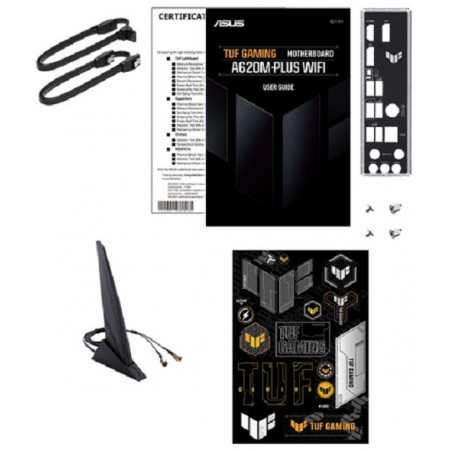 Материнская плата ASUS TUF GAMING A620M-PLUS WIFI черный