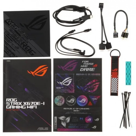 Материнская плата ASUS ROG STRIX X670E-I GAMING WIFI черный