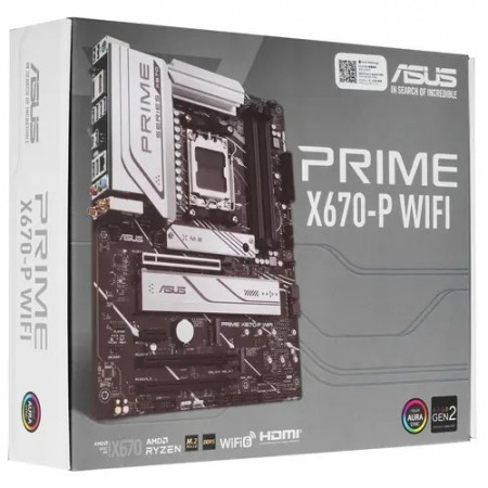 Материнская плата ASUS PRIME X670-P WIFI белый