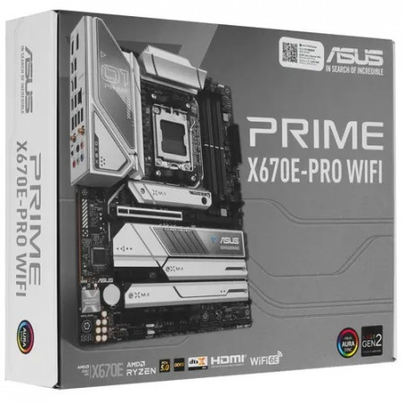 Материнская плата ASUS PRIME X670E-PRO WIFI белый