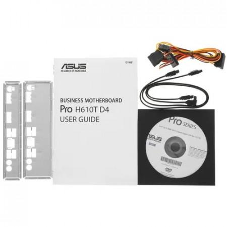 Материнская плата ASUS Pro H610T D4-CSM зеленый