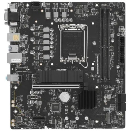 Материнская плата MSI PRO B760M-G DDR4 черный