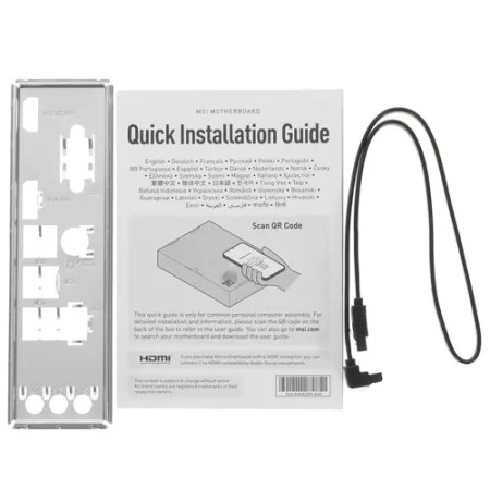 Материнская плата MSI PRO B760M-G DDR4 черный