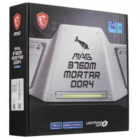 Материнская плата MSI MAG B760M MORTAR DDR4 белый