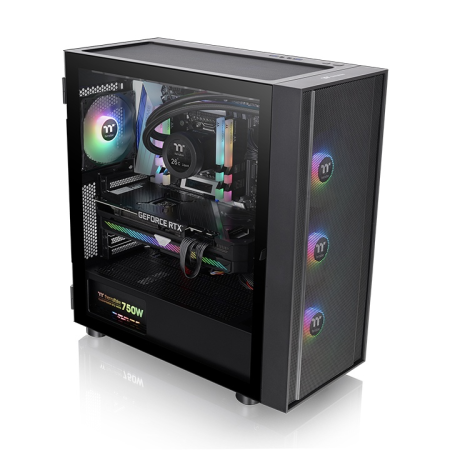 Корпус Thermaltake H570 TG ARGB (CA-1T9-00M1WN-01) черный