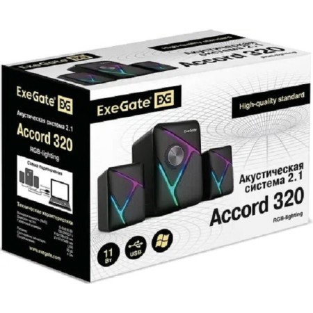 Колонки ExeGate Accord 320 чёрный