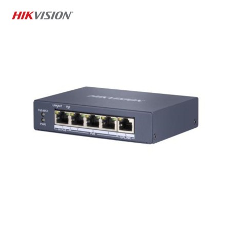 Коммутатор Hikvision DS-3E0505HP-E черный