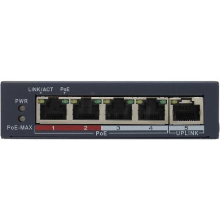 Коммутатор Hikvision DS-3E0105P-E(B) черный