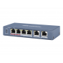 Коммутатор Hikvision DS-3E0106P-E/M черный