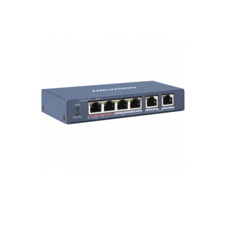 Коммутатор Hikvision DS-3E0106P-E/M черный