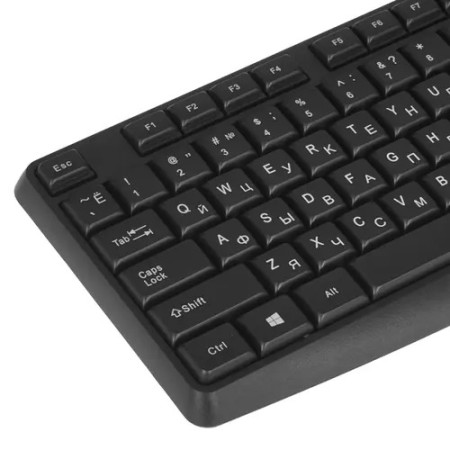 Клавиатура + мышь беспроводная Gembird KBS-9300 черный