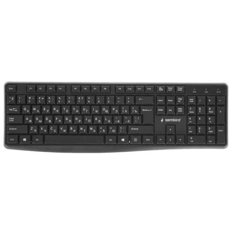 Клавиатура + мышь беспроводная Gembird KBS-9300 черный