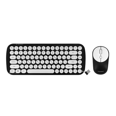 Клавиатура + мышь беспроводная Gembird KBS-9000 чёрный