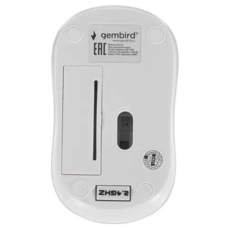 Клавиатура + мышь беспроводная Gembird KBS-7001-RU бело-серебристый
