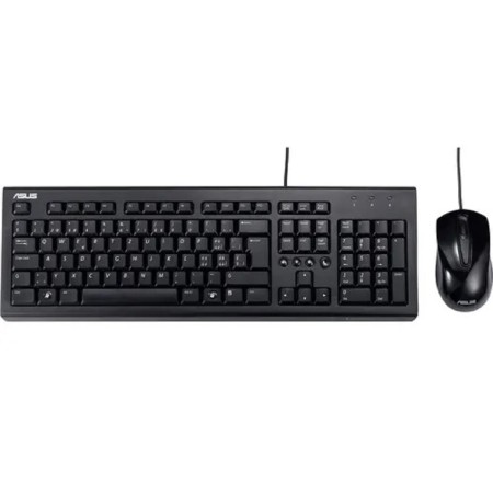 Клавиатура + мышь проводная ASUS U2000 черный