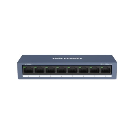 Коммутатор Hikvision DS-3E0108-O синий