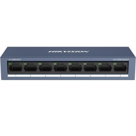 Коммутатор Hikvision DS-3E0108-O синий