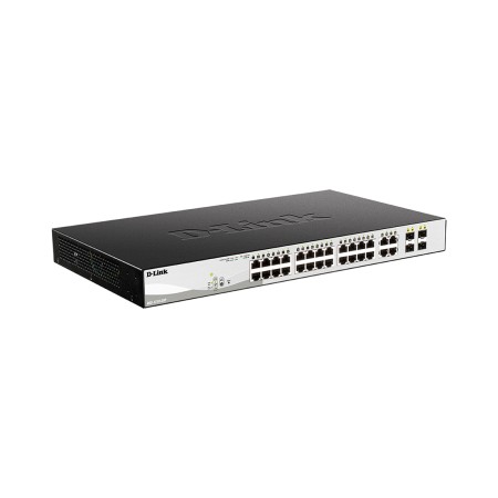 Коммутатор D-Link DGS-1210-28P/F5A черный