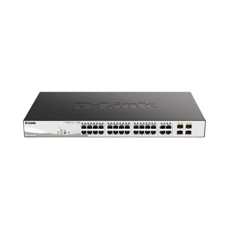 Коммутатор D-Link DGS-1210-28P/F5A черный
