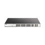 Коммутатор D-Link DGS-1210-28P/F5A черный