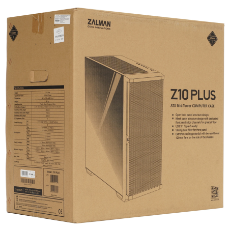 Корпус Zalman Z10 Plus черный