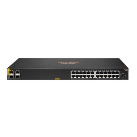 Коммутатор HPE Aruba 6000 24G Class4 PoE 4SFP 370W Switch (R8N87A#ABB) черный