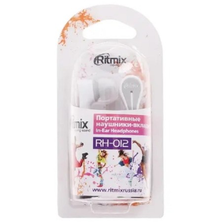 Наушники Ritmix RH-012 белый
