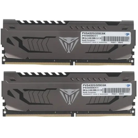 Оперативная память Patriot Viper Steel (PVS432G320C6K) 32 ГБ черный
