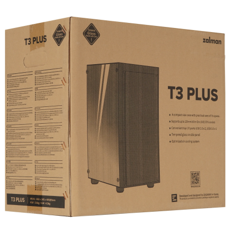 Корпус Zalman T3 Plus черный