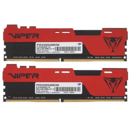 Оперативная память Patriot Viper Elite II (PVE2432G400C0K) 32 ГБ красный