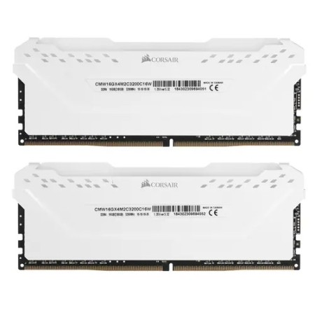 Оперативная память Corsair Vengeance RGB PRO (CMW16GX4M2C3200C16W) 16 ГБ белый