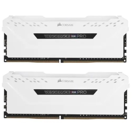 Оперативная память Corsair Vengeance RGB PRO (CMW16GX4M2C3200C16W) 16 ГБ белый
