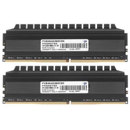 Оперативная память Patriot Viper 4 Blackout (PVB464G360C8K) 64 ГБ серый
