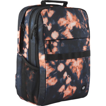 16" Рюкзак HP Campus XL Tie dye (7K0E3AA) черно-оранжевый