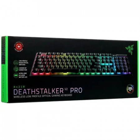 Клавиатура проводная+беспроводная Razer DeathStalker V2 Pro (RZ03-04360800-R3R1) черный