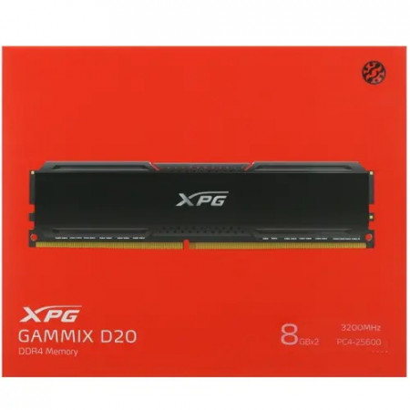 Оперативная память ADATA XPG GAMMIX D20 (AX4U32008G16A-DCBK20) 16 ГБ черный