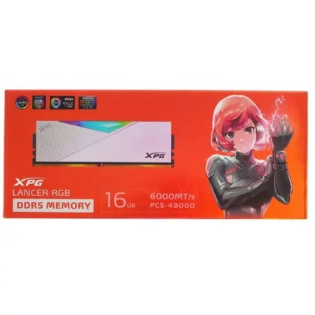 Оперативная память ADATA XPG Lancer RGB (AX5U6000C4016G-CLARWH) 16 ГБ белый